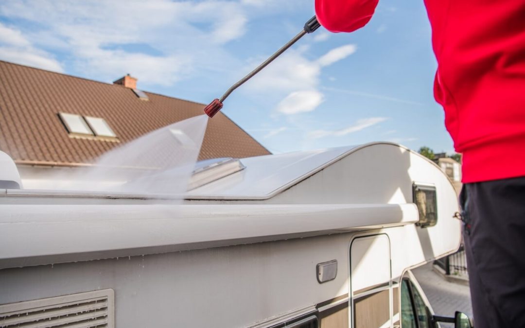maintain your RV’s roof by keeping it clean